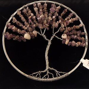 Amethyst Chip Tree Of Life Suncatcher